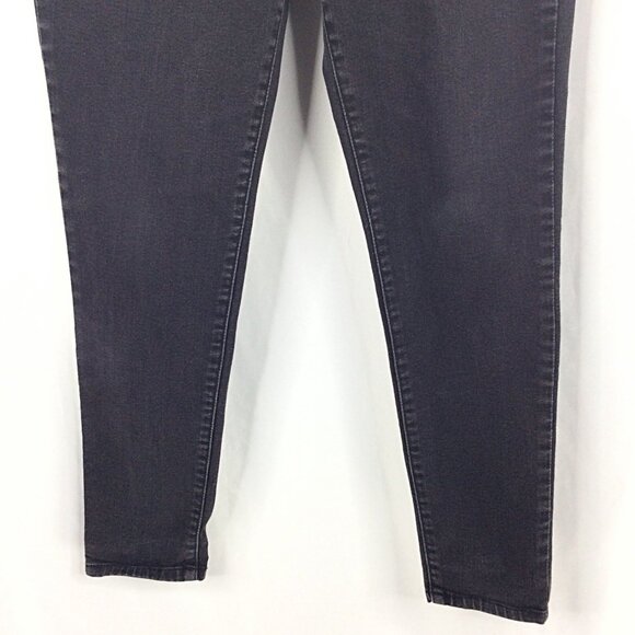 Democracy "Ab" Solution Jeans Womens Size 8 Faded Black Tummy Control Slimming - Picture 4 of 7